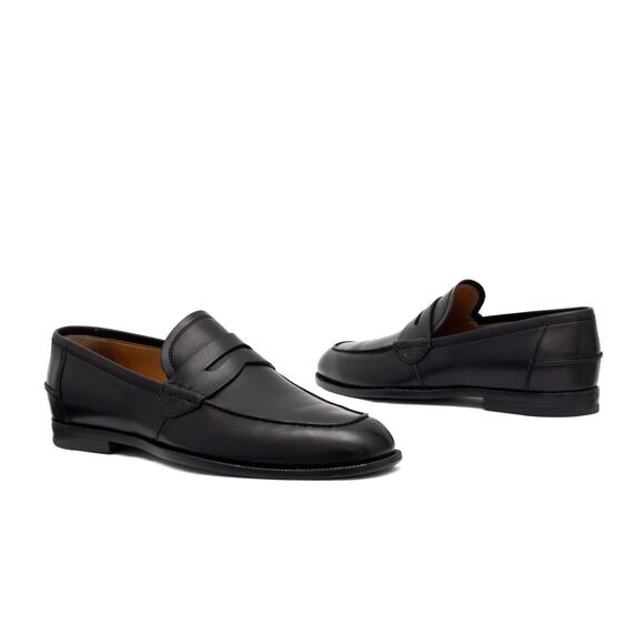 1050$ Gucci Men's GG Interlocking Black Leather Penny Loafers 8 US / 41 - Picture 3 of 16